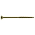 Saberdrive Deck Screw, #12 x 5 in, Steel, Flat Head, Torx Drive, 10 PK 38181